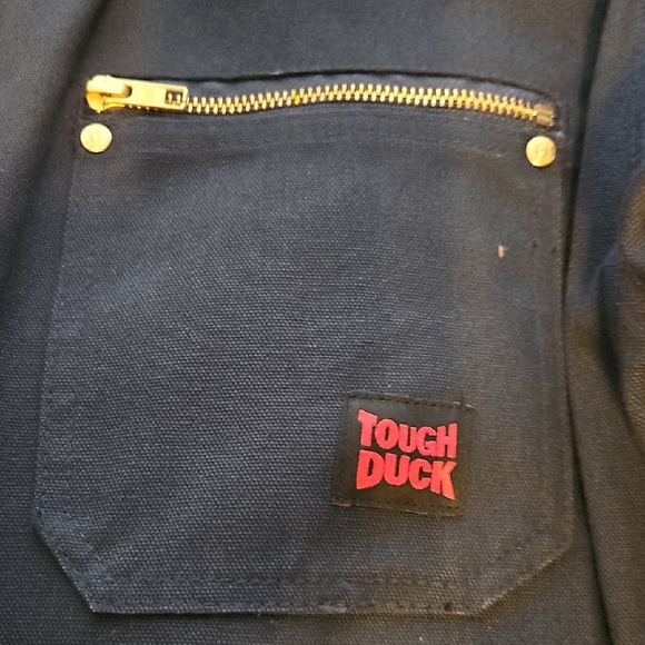 Men's Navy Field Jacket with Fleece Collar - Picture 2 of 7